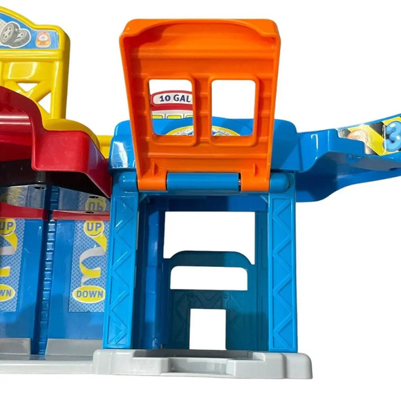 Vtech Go Go Smart Wheels Lift & Fix Repair Shop Only Pretend Playset Incomplete - Picture 8 of 10